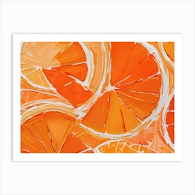 Orange Slices Art Print