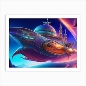 Spaceship From Another Planet Art Print