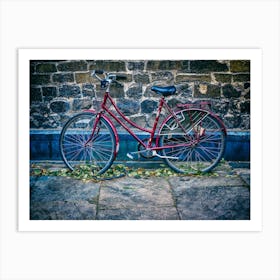 Autumn Bicycle Art Print