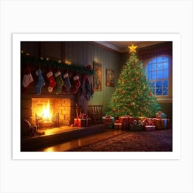 Christmas Tree 95 Art Print