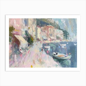 Boats On The Water 1 Art Print