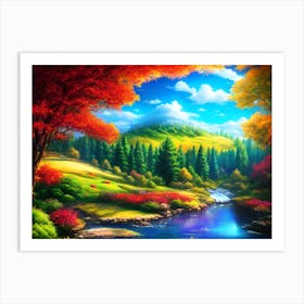 Autumn Forest 6 Art Print