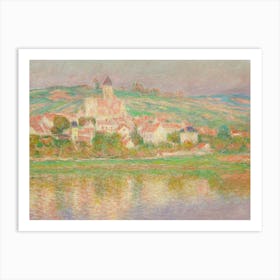 Claude Monet - Village At The River Art Print