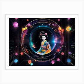 Geisha 54 Art Print