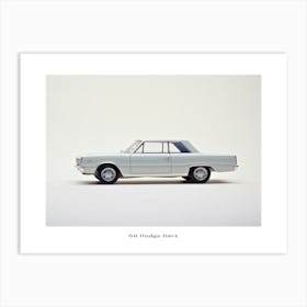Toy Car 68 Dodge Dart White Poster Art Print