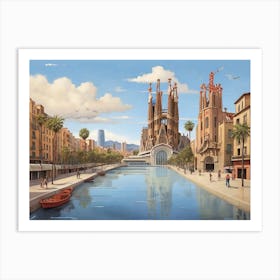 Sagrada Familia Barcelona Art Print