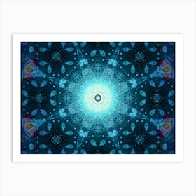 Psychedelic Mandala 1 Art Print