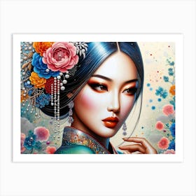 Exotic Beauty Artwork 113 Art Print