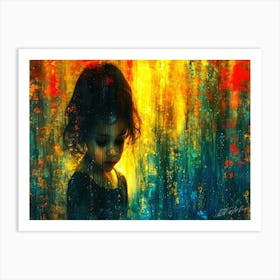 Dream Moods - Little Girl Dreams Art Print