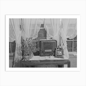 In The Living Room Of Farm Family, Members Of Boundary Farms, Fsa (Farm Security Administration) Project Art Print