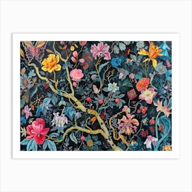 Contemporary Artwork Inspired By William Morris 10 Art Print