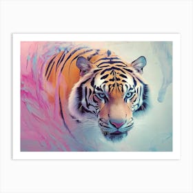 Tiger Animal Abstract 8 Art Print