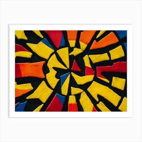 Color abstraction 3 Art Print