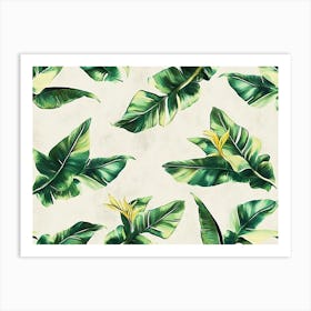 Tropical Leaves 28 Art Print