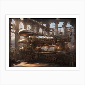 Steam Engine Art Print