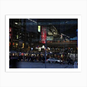 Berlin At Night Art Print