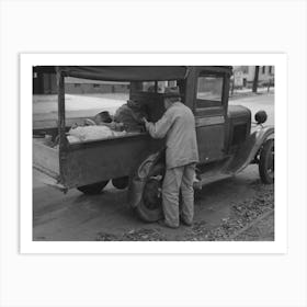 Fruit Vendor, Meriden, Connecticut By Russell Lee Art Print