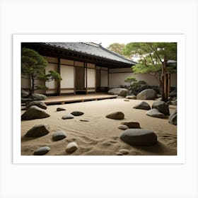 Asian Garden Art Print