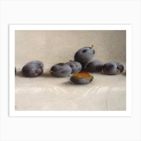 Plums 1 Art Print