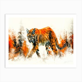 Wild Cat - Lynx Cat Art Print