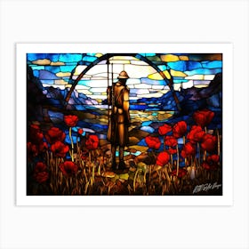 A Soldier Returns - Remembrance Day Reminiscing Art Print