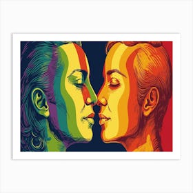 Rainbow Love 13 Art Print