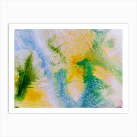 Abstract Watercolor Painting 10 Art Print