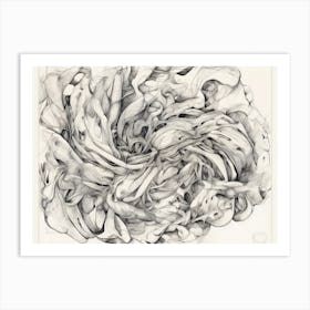 Whispers Of Graphite Art Print