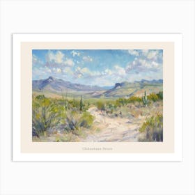 Western Landscapes Chihuahuan Desert Texas 4 Poster Art Print