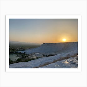 Sunset At The Pampas Art Print