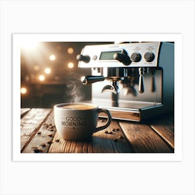 Good Morning coffee mug 3 Art Print