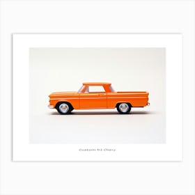 Toy Car Custom 62 Chevy Orange Poster Art Print