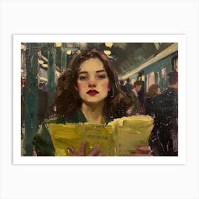 London Commuter Art Print