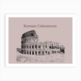 Roman Colossus Art Print