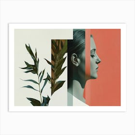 Woman'S Face 34 Art Print