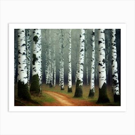 Birch Forest 57 Art Print