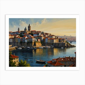 Portuguese City Art Print