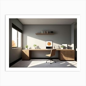 Home Office Artwork Art Print