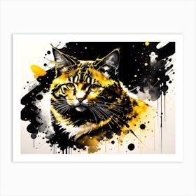 Coon Cat Art Print