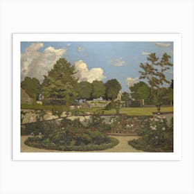 The Painters Garden At Saint Privé, Henri Joseph Harpignies Art Print