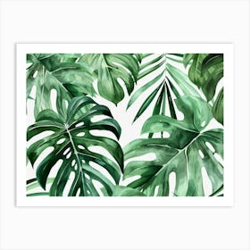 Tropical Leaves 135 Art Print