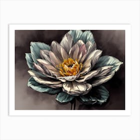 Black Lotus Art Print