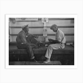 Untitled Photo, Possibly Related To Game Of Coon Can In Store Near Reserve, Louisiana By Russell Lee 1 Art Print