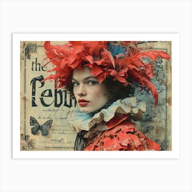 The Rebuff: Ornate Illusion in Contemporary Collage. February Art Print