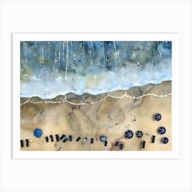 Beach Umbrellas 8 Art Print