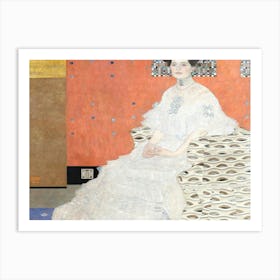 Woman In White 2 Art Print