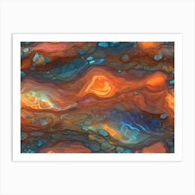 Stunning Opal ¹⁰ Art Print