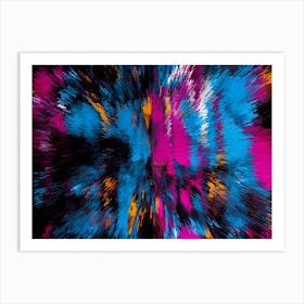 Acrylic Extruded Painting 214 Art Print