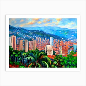 Colombia Cityscape 1 Art Print