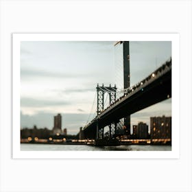 Bridge to New York Art Print